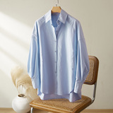 可风各长袖衬衫58075P99K158.4通勤职业衬衣高端别致纯棉上衣，女装衬衫，可风各