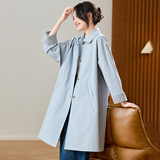 可风各风衣56004P150K240文艺范复古风衣外套，女装风衣，可风各