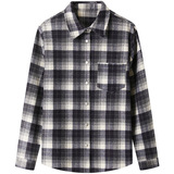 可风各磨毛衬衫59074P108K172.8韩版加厚磨毛格子衬衫，女装衬衫，可风各