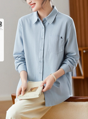 可风各衬衫61028P68K136磨毛加厚衬衫女长袖