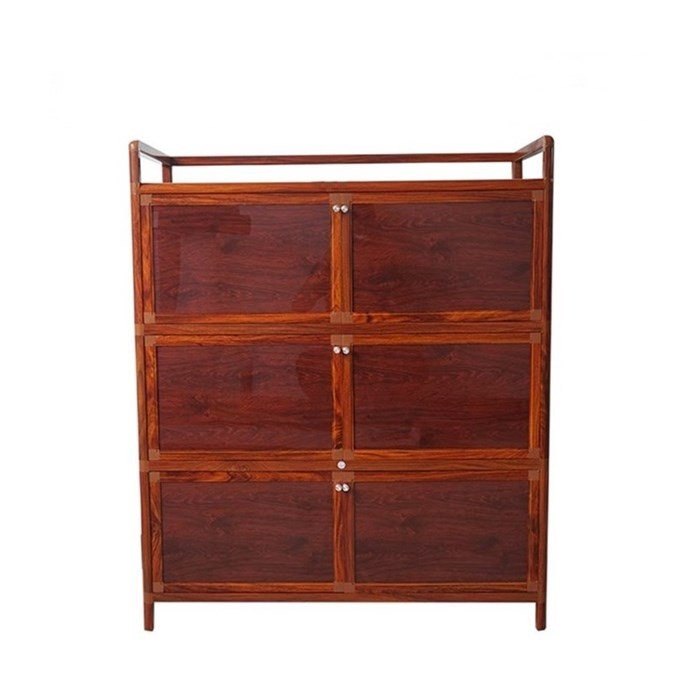 阳台防晒储物柜复古收纳柜餐边铝合金碗柜加厚厨房置物柜木纹厨柜,住宅家具,餐边柜,淘宝优惠券,粉丝福利购,淘宝优惠卷