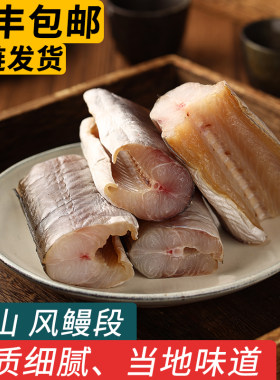 舟山风鳗鱼段晒干货特产