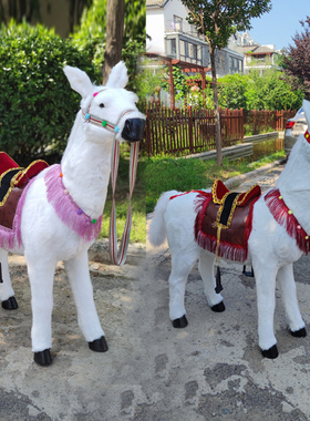 仿真马模型摆件风水摆件大号落地