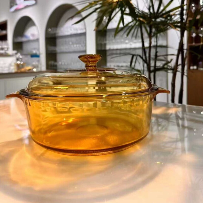 【明火直烧800度】玻璃锅耐高温明火加热透明炖锅火锅饭店餐饮锅