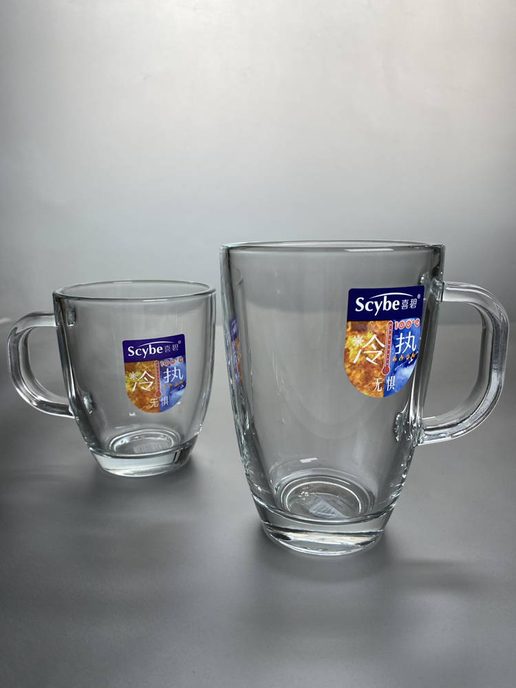 家用玻璃杯水杯茶杯牛奶杯饮料杯啤酒杯奶茶杯子早餐玻璃杯子