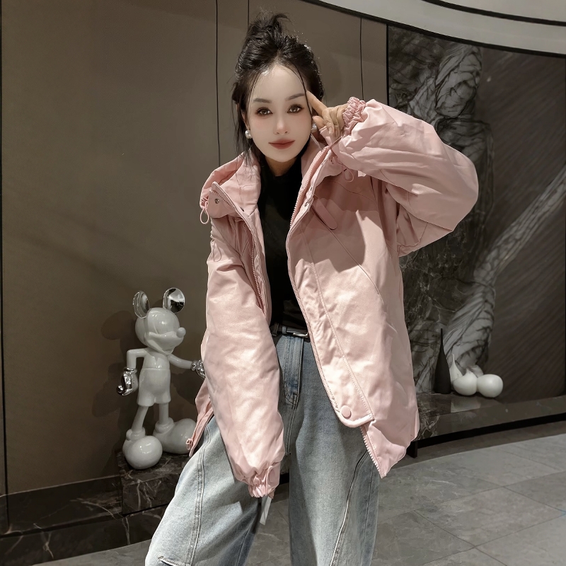 欧货休闲夹棉宽松外套女火爆