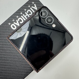 适用于三星zflip7凯夫拉壳专用外屏膜flip7fe版保护高清钢化膜