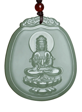 普度众生观音菩萨男士款玉石饰品