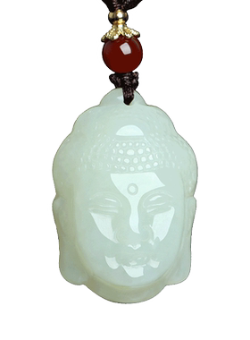 和田玉观音菩萨玉石吊坠挂件玉佩