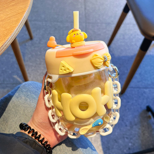 水杯女玻璃杯牛奶杯子