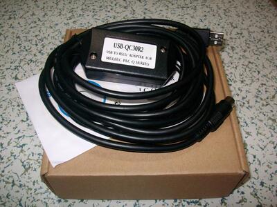 USB-QC30R2,Q00,Q01,Q02,Q06H,Q12PH,Q25,Q26CPU,Q系列PLC编程线