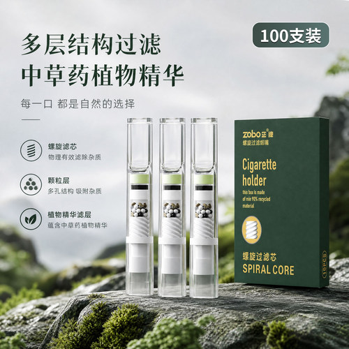 ZOBO正牌螺旋过滤滤芯24重
