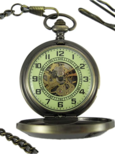 Ретро оригинальные механические памятные механические часы, швейцарские часы подходит для мужчин и женщин, карманные часы, ностальгия