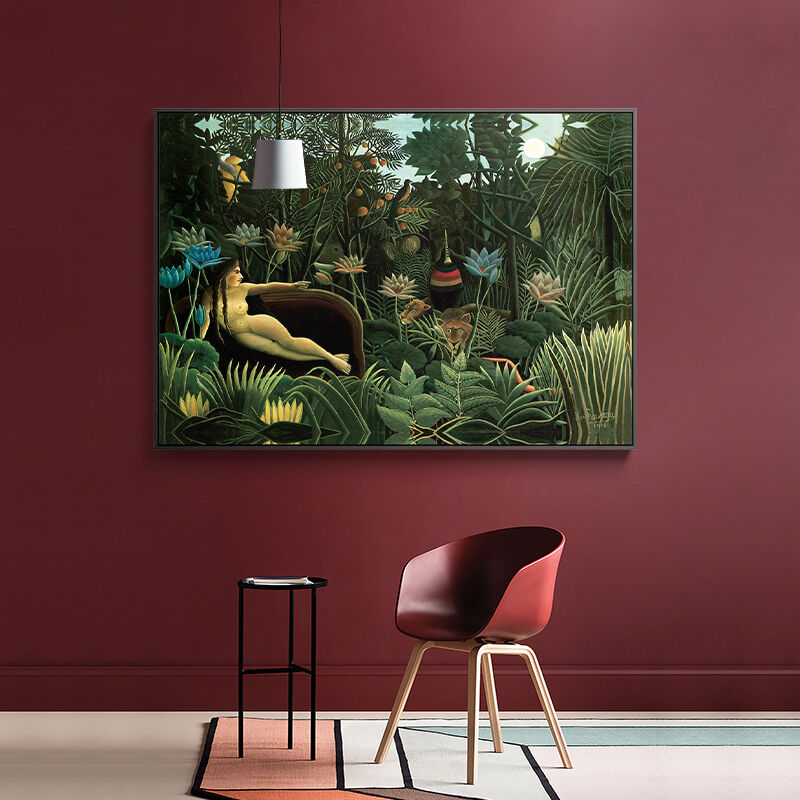 不够艺术亨利卢梭客厅玄关装饰画