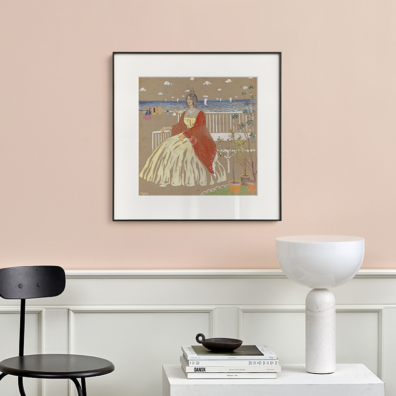 不够艺术轻奢风客厅玄关装饰画