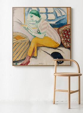 Kees van Dongen 野兽派大师现代艺术装饰画工作室客厅背景墙挂画