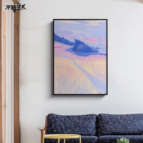 不够艺术现代抽象卧室风景挂画小众客厅沙发背景墙装饰画玄关壁画 - 封面