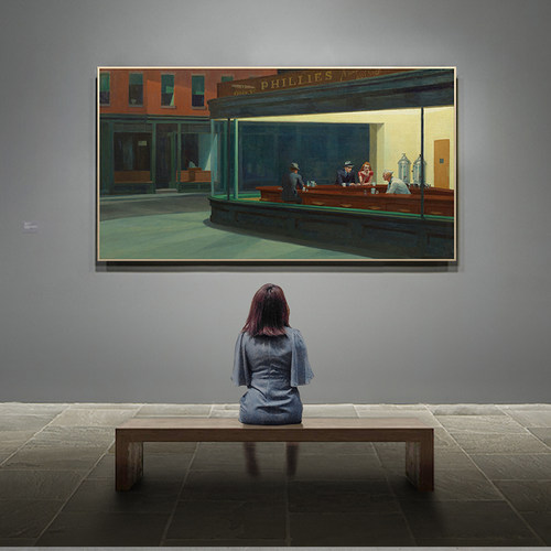 爱德华霍普edward艺术风装饰画