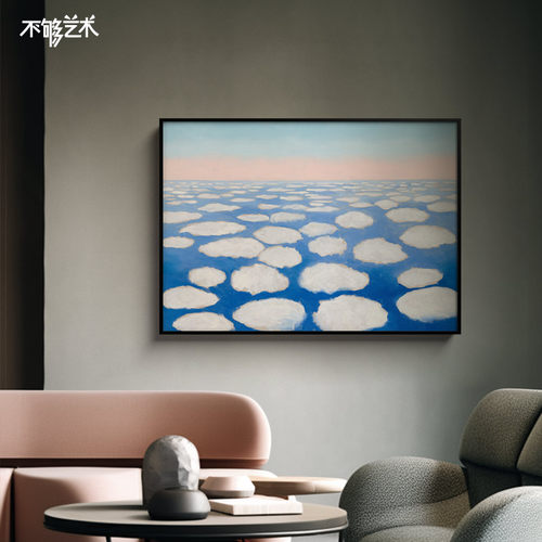 乔治亚.欧姬芙客厅现代抽象挂画