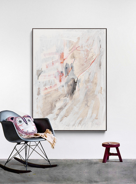 不够艺术 设计师定制画现代简约餐厅挂画书房玄关壁画抽象装饰画