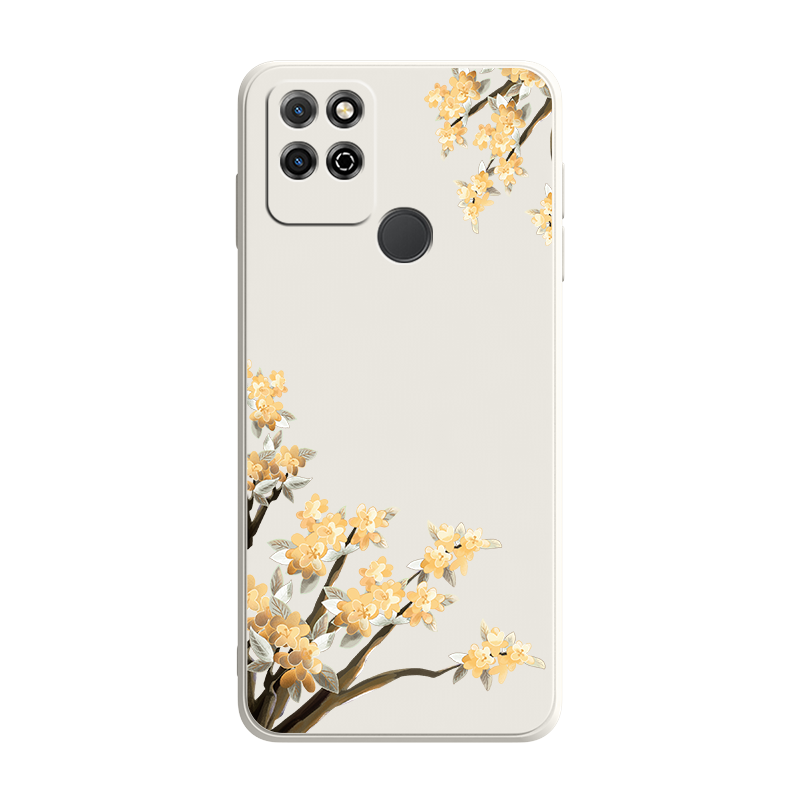蝴蝶花适用华为荣耀play5手机壳活力版play5tpro保护套play6t新款pro液态play4女款play5t全包