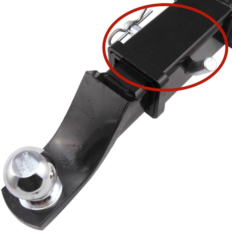 拖车钩插销拖车臂拖车销子销方口带销子普通销子拖车配件插销改装