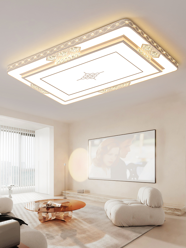 客厅主灯2024年新款简约现代大气led吸顶灯家用大厅卧室灯具大全
