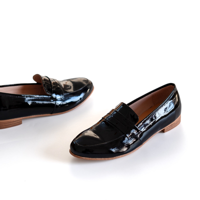 真皮底乐福鞋头层牛皮复古舒适