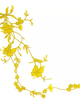 金丝线蝴蝶花刺绣布贴外套衣服装饰爆款背胶补丁贴裙子修饰贴大号