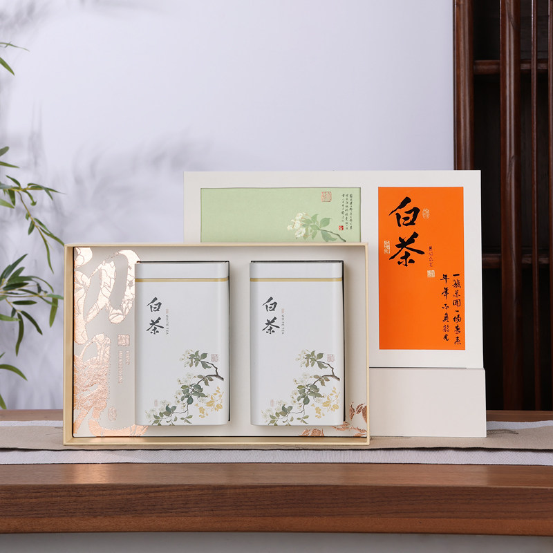 新款安吉白茶包装盒空礼盒半斤一斤白茶茶叶礼盒装空盒茶叶包装盒
