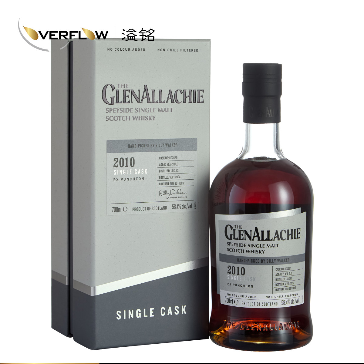 格兰纳里奇2010/13年#802665PX单一麦芽威士忌Glenallachie赠10年图片