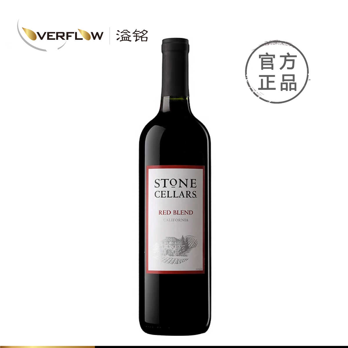 美国进口葡萄酒 Beringer贝灵哲史东酒窖加州混酿干红 2016