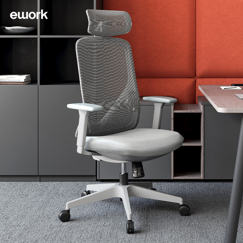 ework人体工学椅子护腰电脑椅舒适久坐可升降座椅可躺办公椅转椅