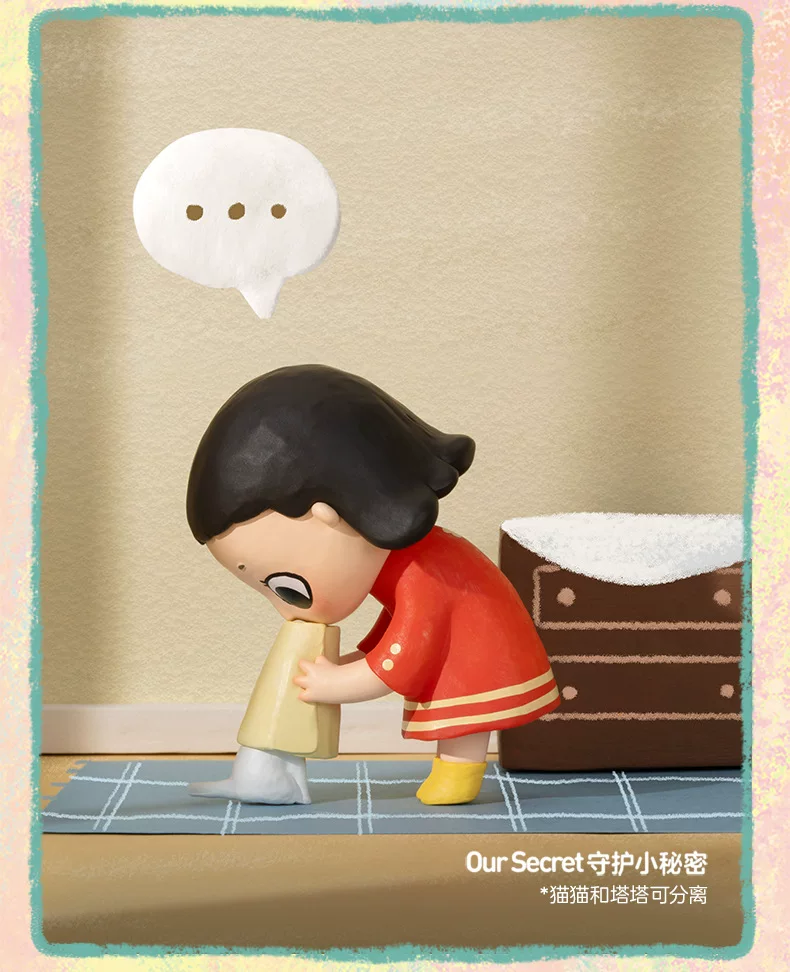 Коллекционная фигурка POP MART Marta Nyota Soft Life Series, слепая коробка, 7×6×4 см, 50 г