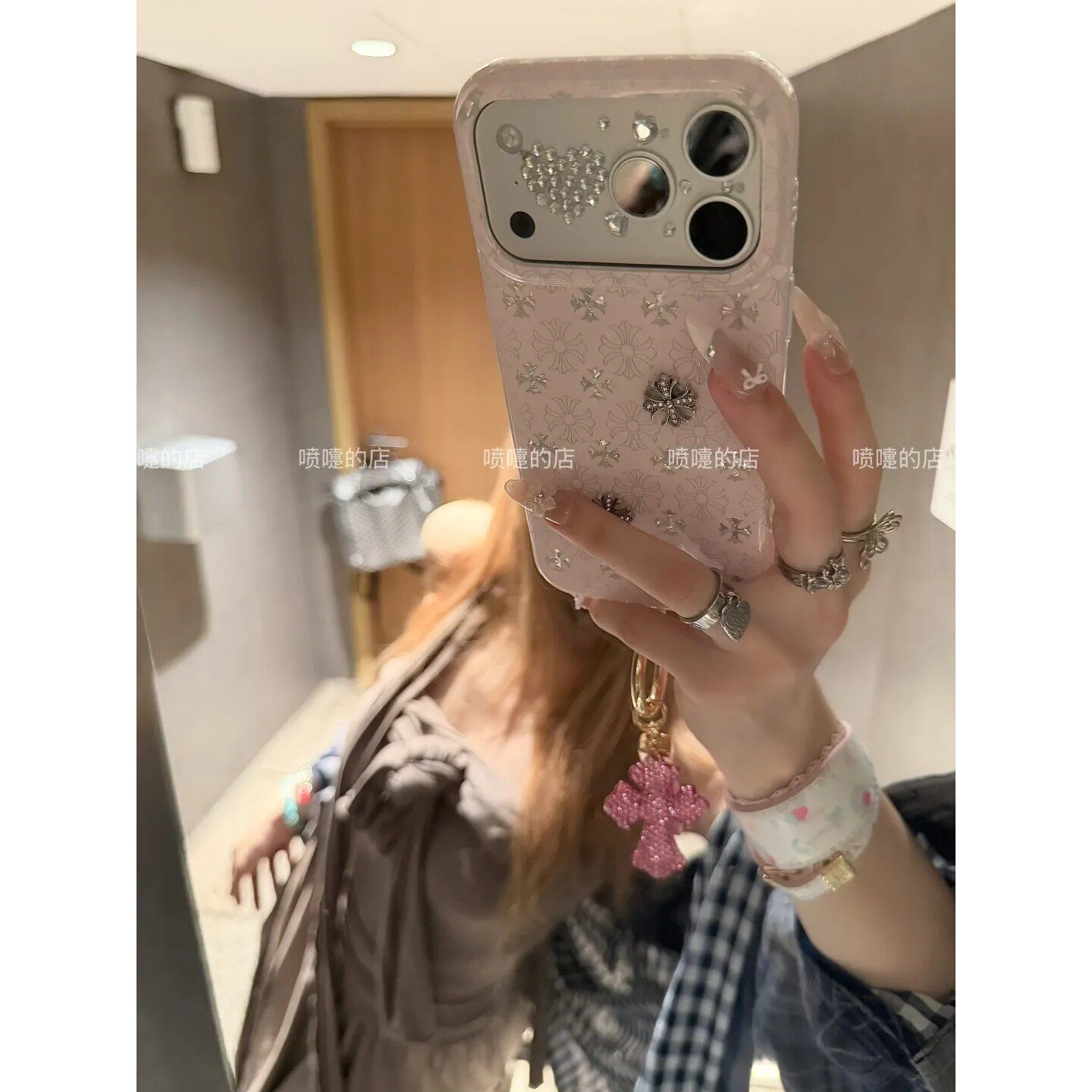 颜色规格图要分 蓝色 简约ins手机壳18promax保护苹果18pro女苹果17proMax双层17pro卡通iPhone17苹果16pro