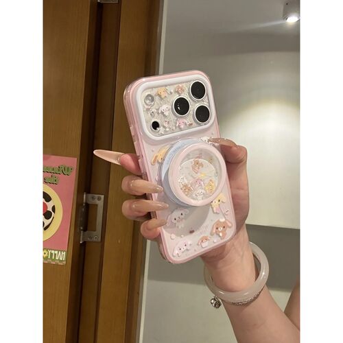 芝士.二合一磁吸闹钟甜简约ins手机壳17promax保护iphone15女iPhone16pro双层iphone16卡通iPhone17苹果15pro