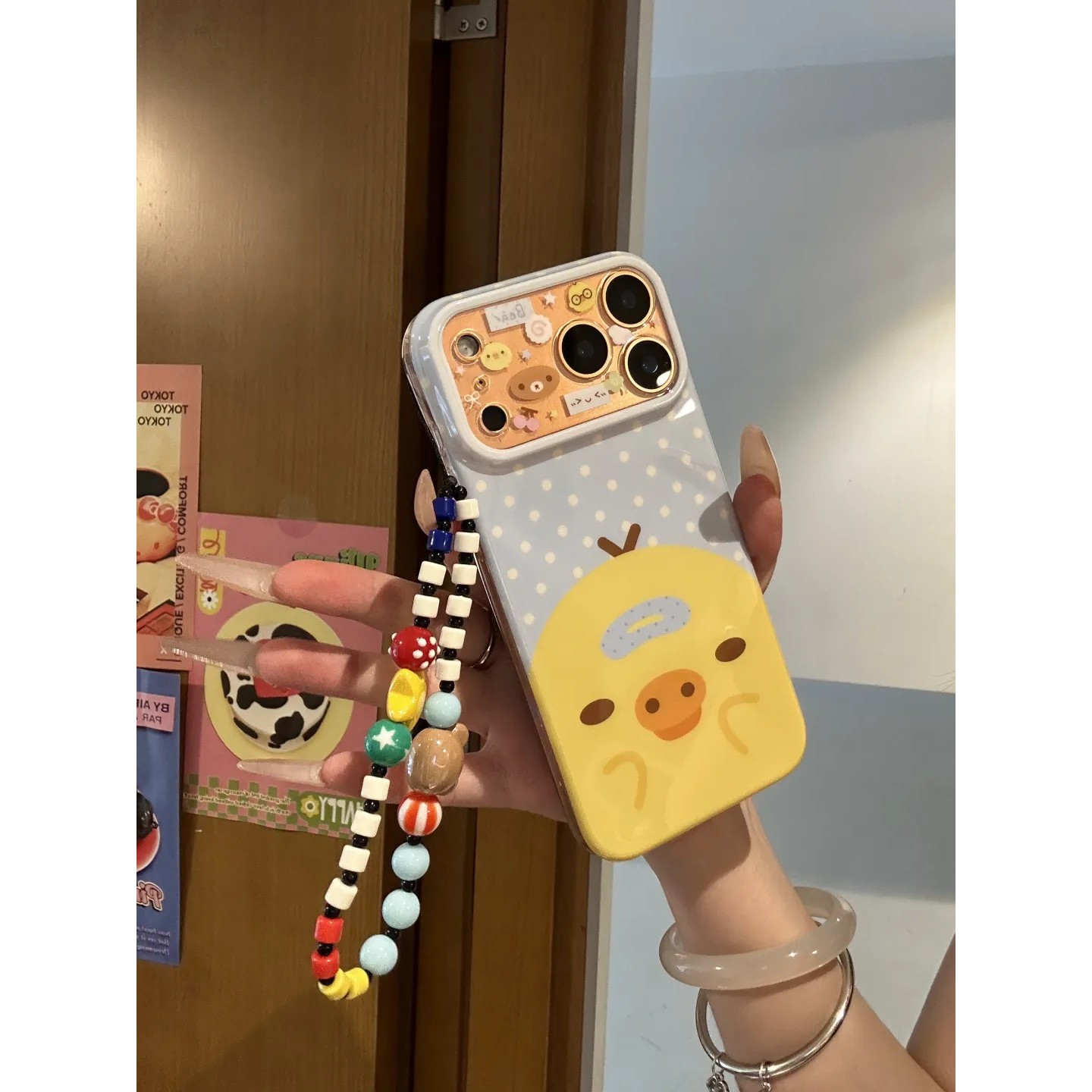 新品软壳小黄鸭手机壳简约ins手机壳17promax保护iphone15女iPhone16pro双层iphone16卡通iPhone17苹果15pro