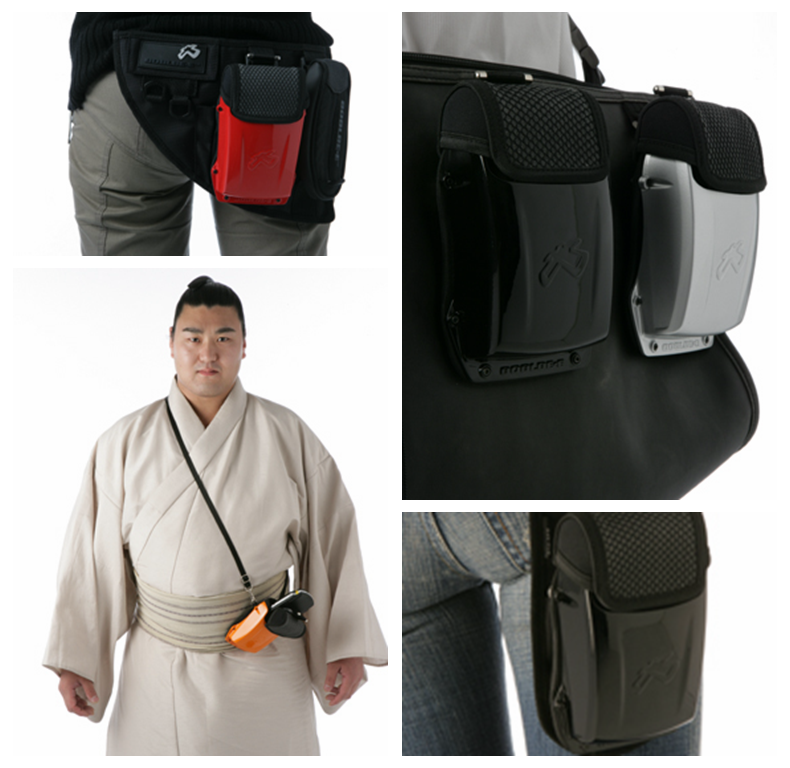 BOBLBEE新款Nano卡片相机mp3手机小包 单肩硬壳腰包 可放游戏机