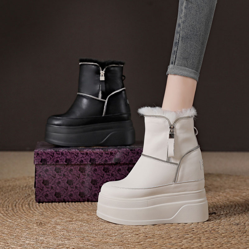 2023冬季加绒加厚外穿雪地靴