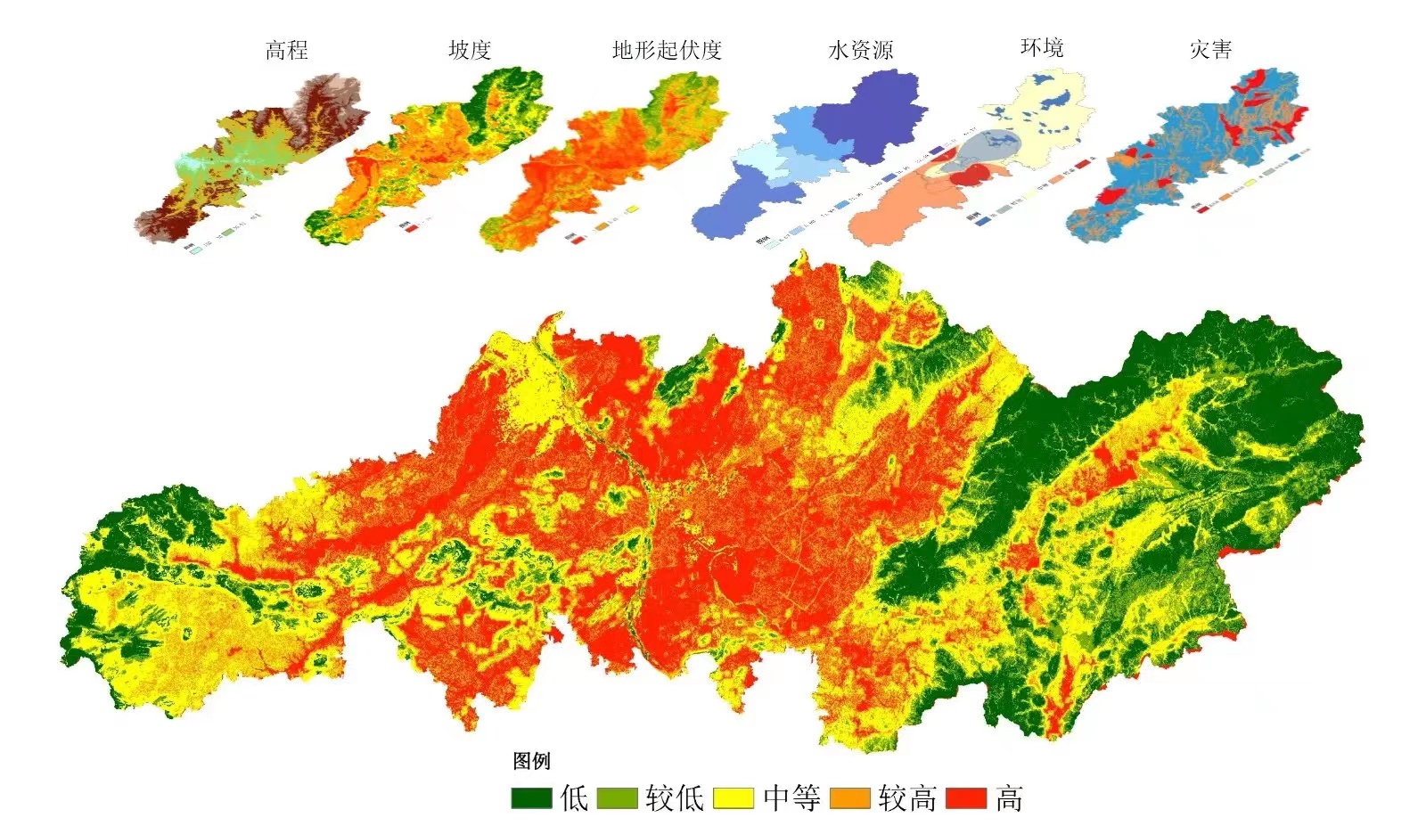 GIS适宜性/生态敏感性评价双评价环评土壤分析廊道国土空间规划