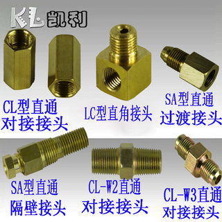 SA型CL-W2型直角直通隔壁接头过渡液压手动电动润滑油泵油管接头