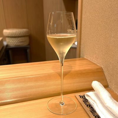 木村硝子新品白葡萄酒杯 轻薄高脚香槟起泡酒杯红酒杯果酒甜酒杯