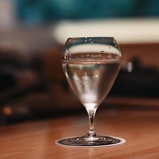 水滴型日式木村硝子玻璃水杯 鸡尾酒杯子果汁饮料杯小酒杯清酒杯