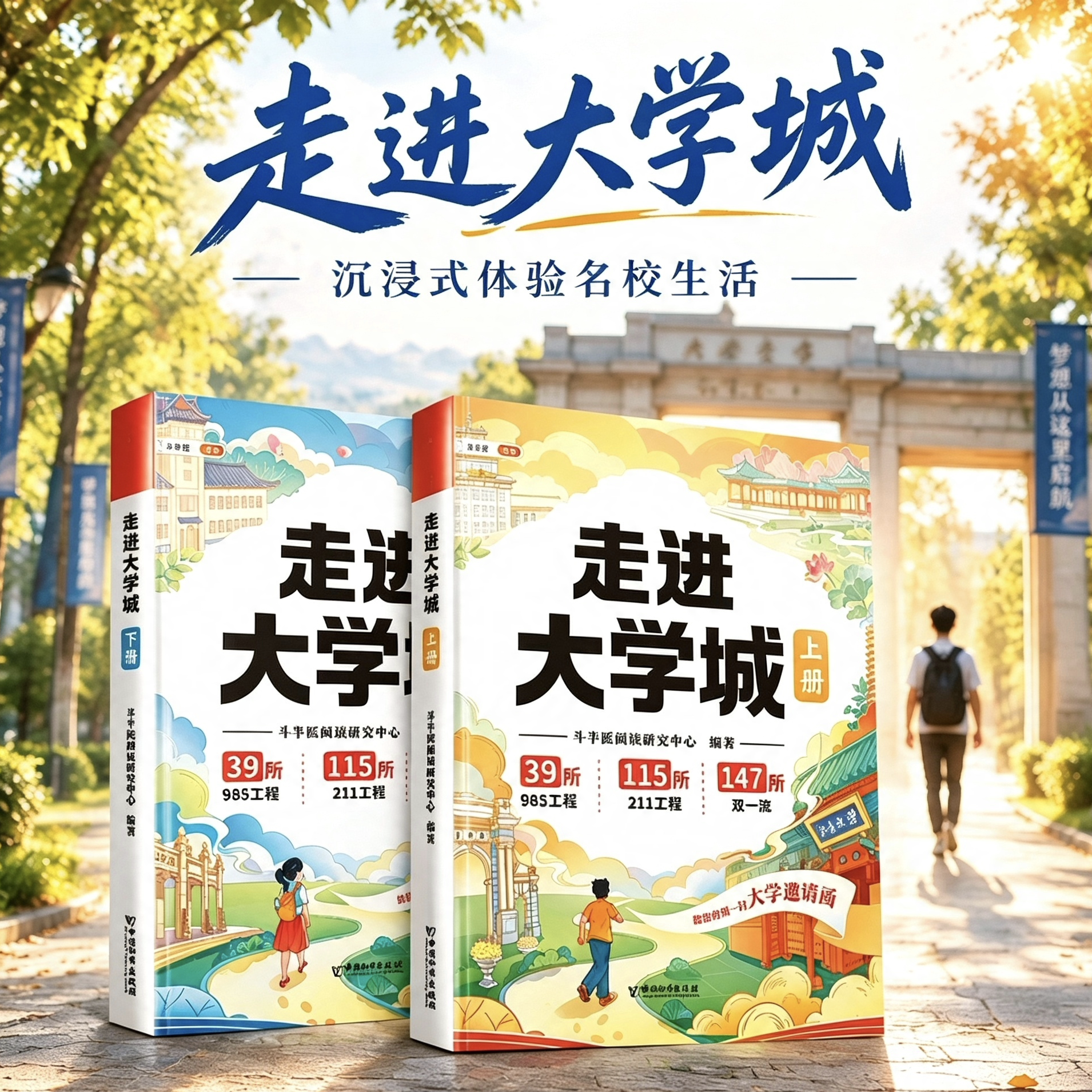 带你走进大学城百所名校全2册