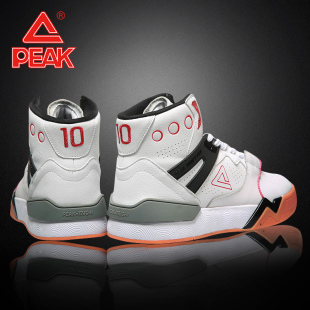 百搭小白鞋 匹克态极910板鞋 男时尚 软弹减震运动鞋 男 高帮男秋冬款