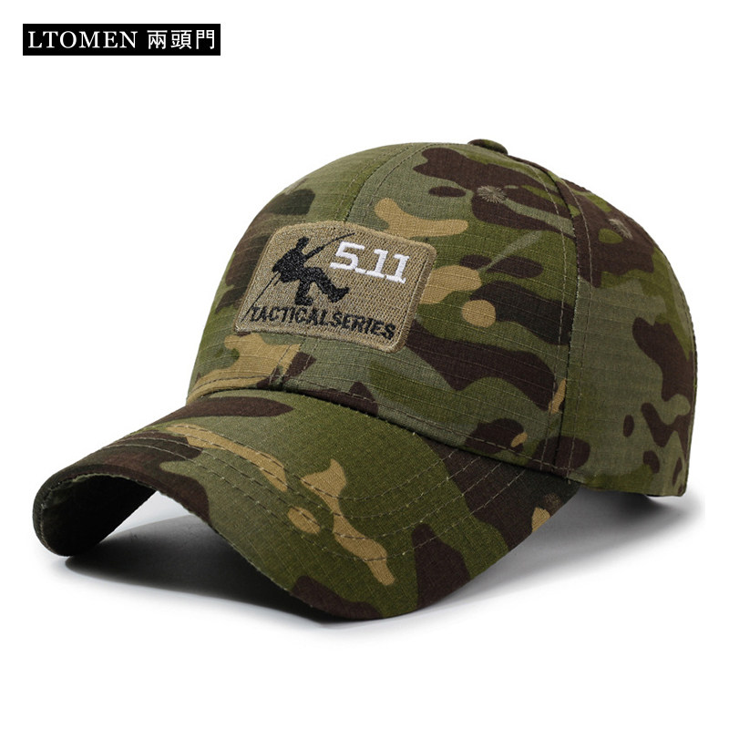 棒球帽男户外休闲登山旅游迷彩鸭舌帽时尚潮运动遮阳硬顶太阳帽子