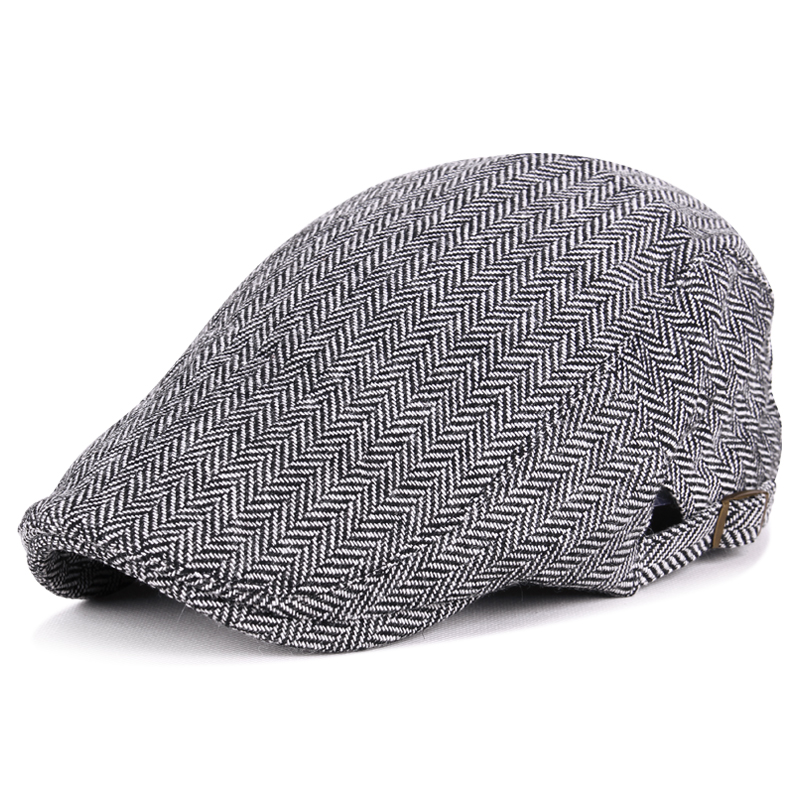 秋冬季男士鸭舌帽韩版贝雷帽四季