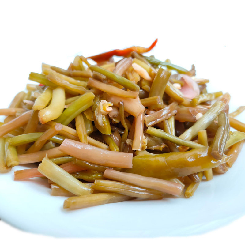 陕西酸辣红薯杆老坛腌制番薯杆酸辣爽脆食用泡菜陕西平利特产250g