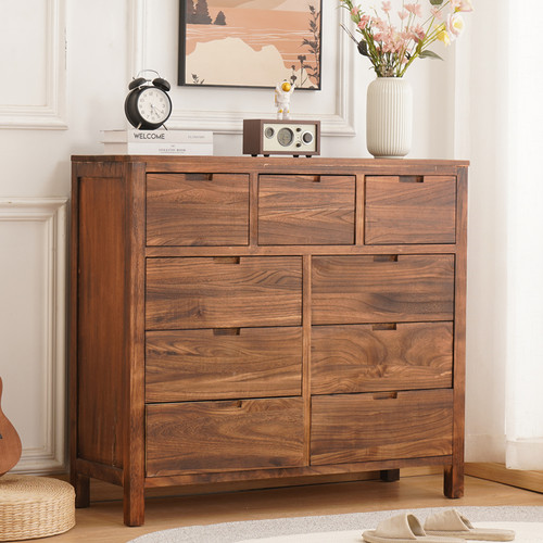 整装发货全实木实木收纳柜