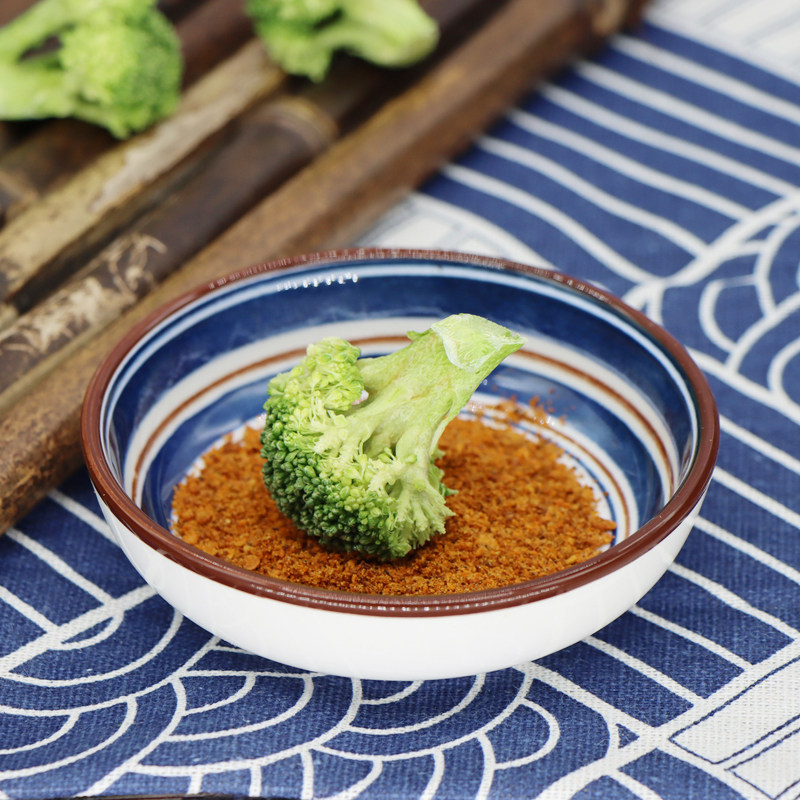 冻干西兰花干脆无添加油糖卡脂肪健身脱水蔬菜干低即食代餐小零食